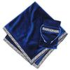 INIBUD Tarot Cloth, Velvet, for Tarot Cards, with Pouch, 65 x 65 cm, High-Quality, Thick Fabric (Blue)