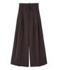 FRAY Azetat Organza Falten Weite Hose FWFP254128 BRW 0 I.D. Damen