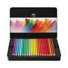 NeoNio Professional Water-Soluble Oil-Based Colored Pencils Set, 100 & 120 Colors in Iron Box for Hand-Painting