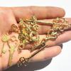 13pcs Assorted Vintages Style Keychain Pendants Random Metal Charms Retro Design for Keys Gift Ideas Decorative Items