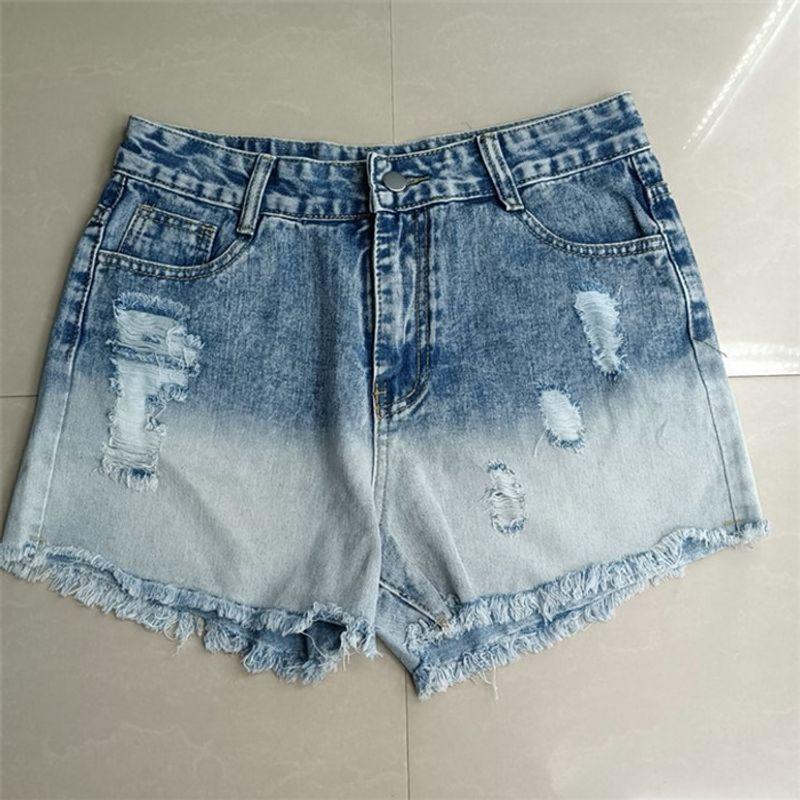 

Export Fashion Washed Denim Shorts Light blue S
