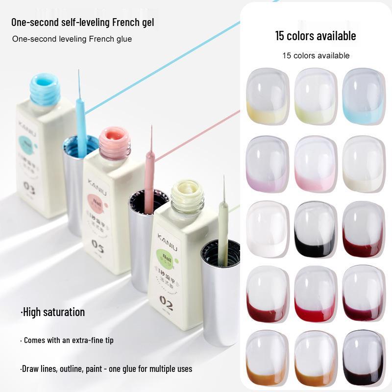 

Kaniu 15-Color High Saturation French Gel Polish for Nail Art 2025
