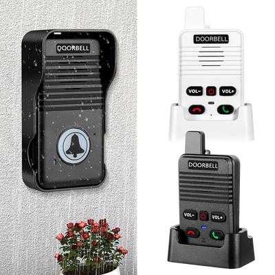 Drahtlose Sprach-Duplex-Intercom-Türklingel 500M Freisprech-Zweiwege-Drahtlos-Türklingel-Intercom-System Türklingel für Fabrikbüro