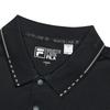 New FILA Polo Shirt Men's Jet Black F11M513103F-BK