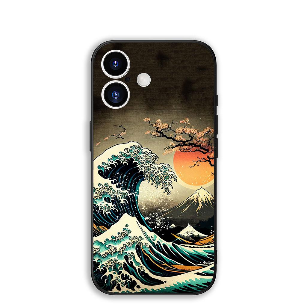 

Cover for Motorola Moto Edge 50 30 One Fusion 40 neo Ultra Pro 20 Lite G50 G85 G84 E15 E14 Phone Case The Great Wave of Kanagawa Motorola Moto G84