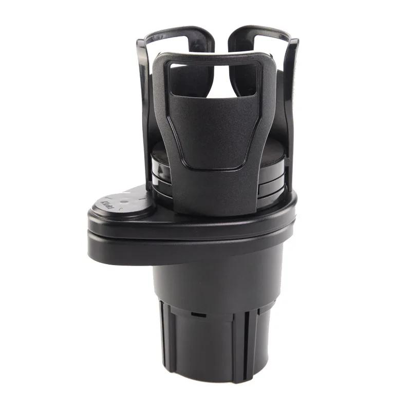 Car Cup Holder Multi-Functional Rotating Organizer for Drinks Snacks Beverages Fit for SUV Truck Rv Easy Installation Design
