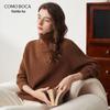 Kommon Boca Women's High-Neck Pure Wool Sweater