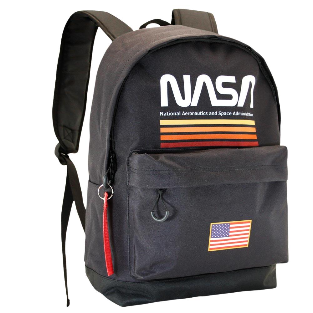 Plecak Szkolny Nasa Unisex Wielokomorowy Czarny 30X43X18Cm