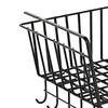 Under Shelf Wire Basket Iron Black Multifunctional Space Saving Under Cabinet Hanging Basket Organizer