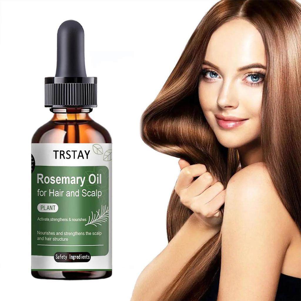 Rice Fermented Hair Growth Oil Essence Hair Oils Growth Serum Rich Nourishing Ingredients Promotes Thicker Stronger