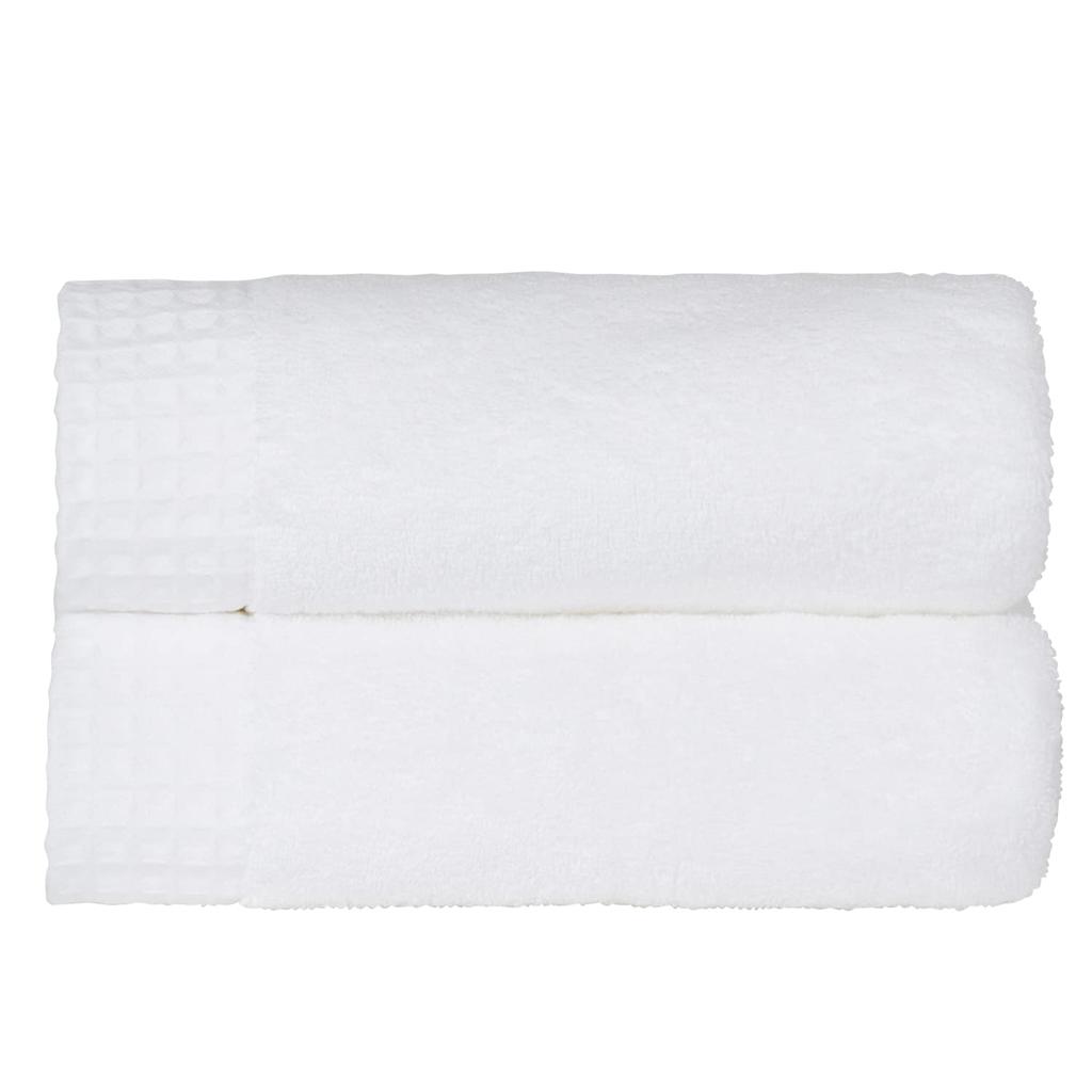 Towel Laboratory Large Face Salt Set of Professional Fast JapanTechnology [Toughness PRO] #005 Towel, White, 2, Grade, Thick, Volume, Long-Lasting,