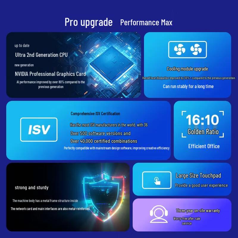 Dell ProMax 16 AI Mobile Workstation Laptop (CN version)