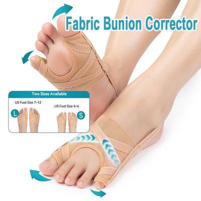 Adjustable Hallux Valgus Bunion Corrector Toe Separator Breathable Foot Care Tools Bunion Socks Running Toes Corrector Orthotics