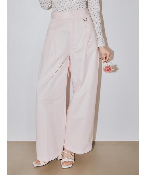 Lily Brown LB x Dickies Tuck Baggy Pants LWFP251099PNK0