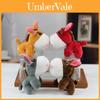 Cute Donkey Keychain Plush Decoration Short Plush Stuffing In Various Colors
