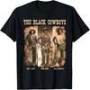Svart Cowboy Western Rodeo Melanin Svart Historie Texas Menn T-skjorte(12)