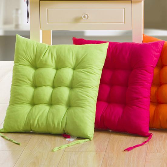 Chair Cushion Solid Color Anti Skid Wear-resistant Breathable Non-Slip Cushion for Home