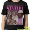 STANLEY HUDSON SHIRT, Stanley Hudson Vintage T-Shirt, Leslie David Baker Retro 90s Bootleg Homage Merch, The Office 80s Rap Tees Fans Gifts