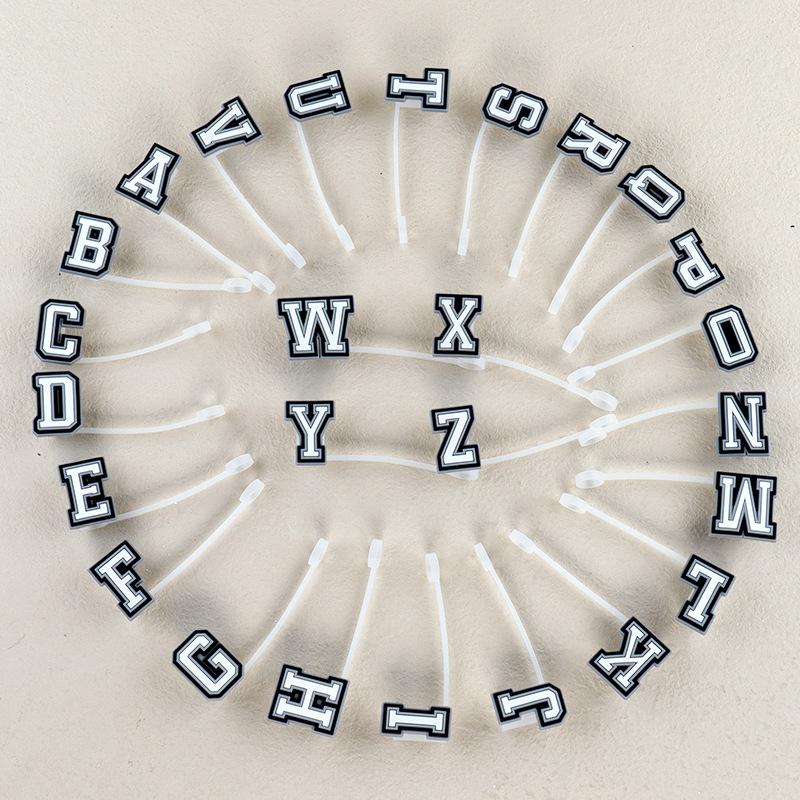 1Pcs Letter Silicone Straw Covers Cap Compatible With Stanley 30&40Oz Cup10Mm Straw Toppers Reusable Dust-Proof Straw Caps