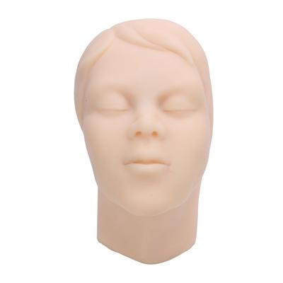 1:1 Mannequin Face Model Student Esthetician Silicone Head Model for Micro Plastic Teaching