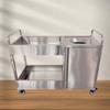 Sule Stainless Steel Waste Collection Cart
