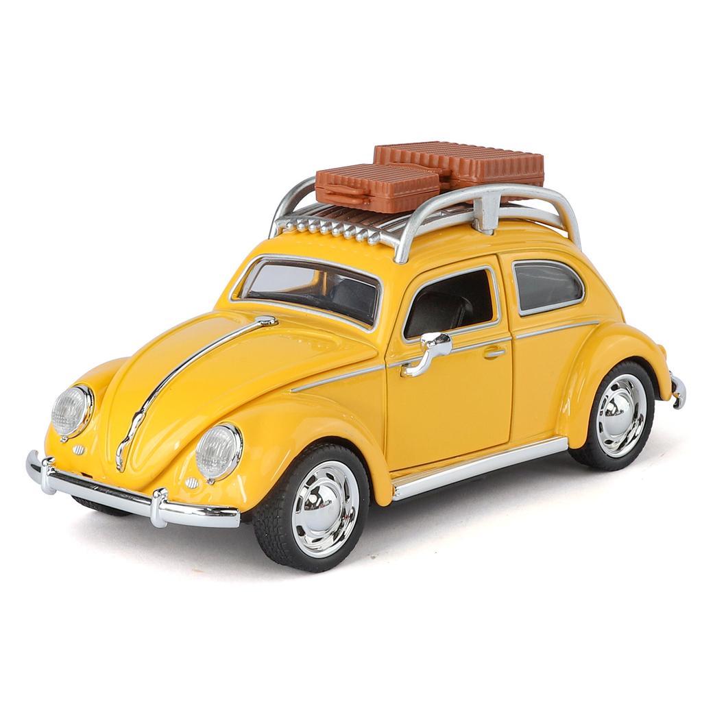 1/32 Beetle 1995 Classic Car Alloy Car Model Sound and Light Pull Back Children's Toy Collectibles Birthday Gift