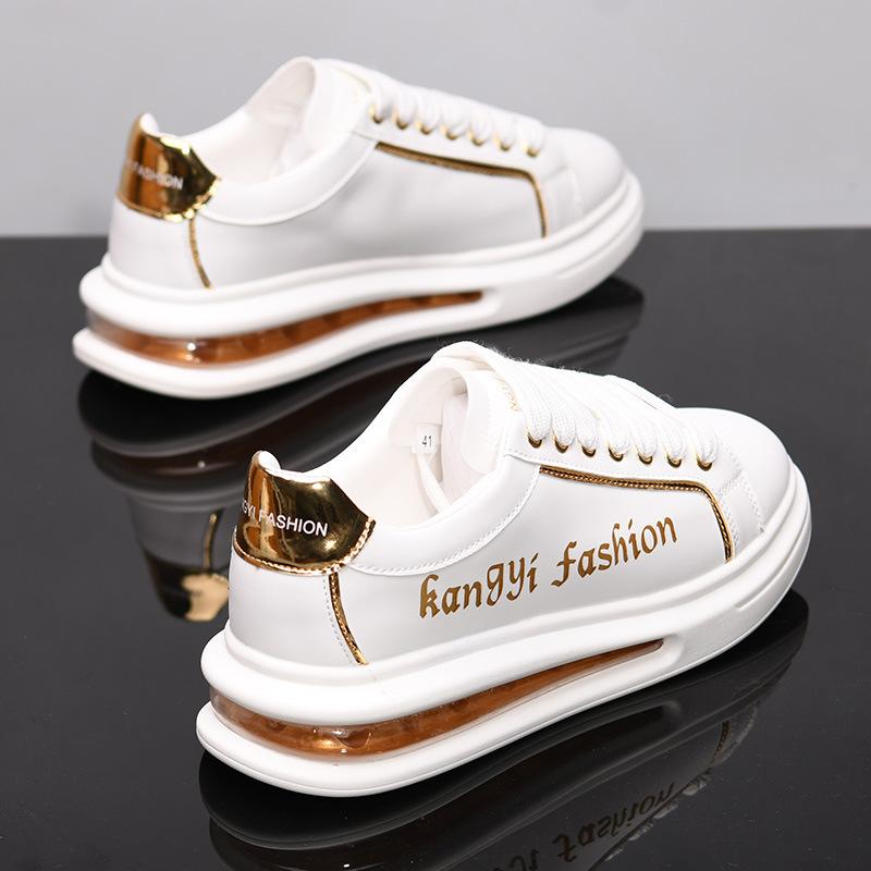 

McQueen air cushion sneakers spring and autumn thick-soled lightweight casual board shoes tide KY2 flat bottom 35