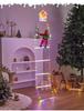 Waterproof LED Outdoor Christmas Ladder Lights for Festive Courtyard Decoration