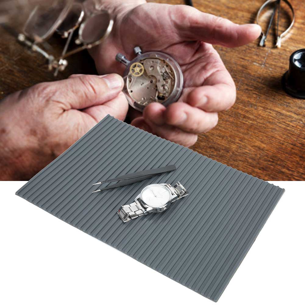 Watch Tool Non Slip Mat Repairing Folding Cushion Rubber Pad Watchmaker Accessory