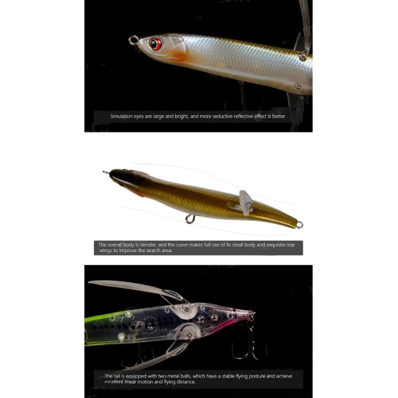 Topwater Dragonfly Fishing Lure Artificial Bait Wobbler Floating Fishing Crankbaits Artificial Baits Easy-to Use