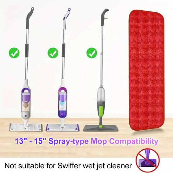 1/4Pcs Mop Pad Efficient Performance Wet/Dry Cleaning Trawl Pads Pet
