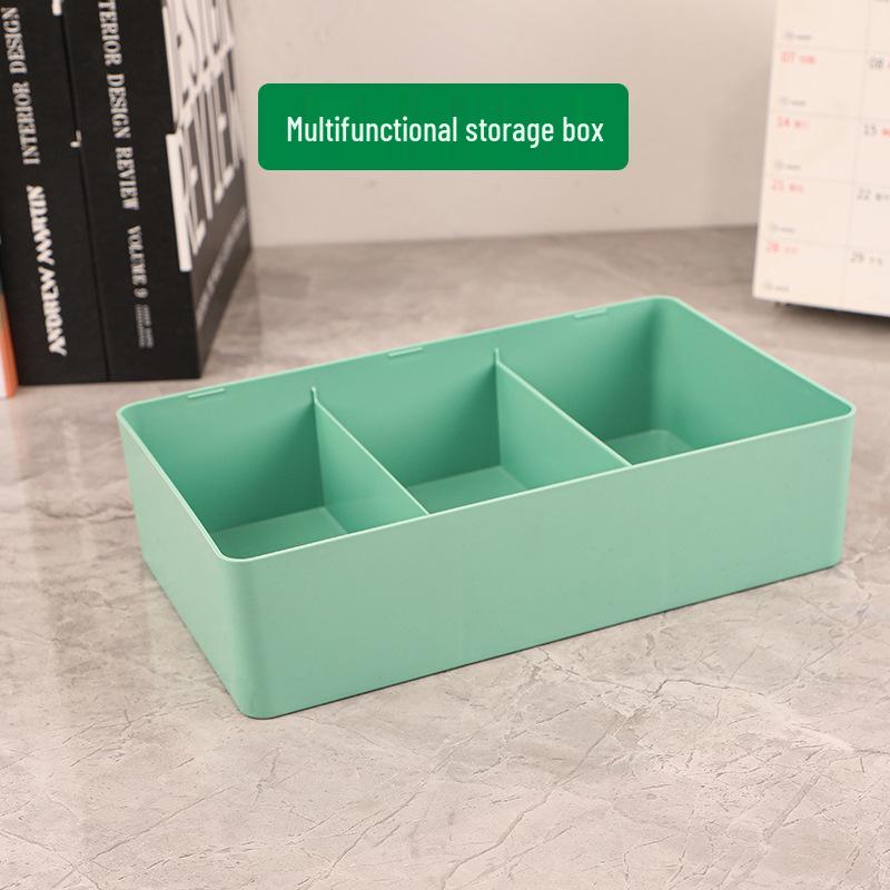 Colorful Desktop Plastic Storage Box for Toys and Art Supplies, Lidless