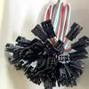 5-50pairs Male/female Connecting Wires Led Connector Plug Jack Terminal Cable PVC Plastic LED Flashing Light Strips Terminals