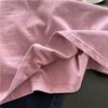 Pink Short Sleeve T-shirt Women's Loose Casual Round Neck Letter Print Thin Large Size Summer Top