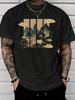 Unisex's Casual Mountain Scenery Graphic Shirts, Suitable For Outdoor Activities And Comfortable Daily Wear