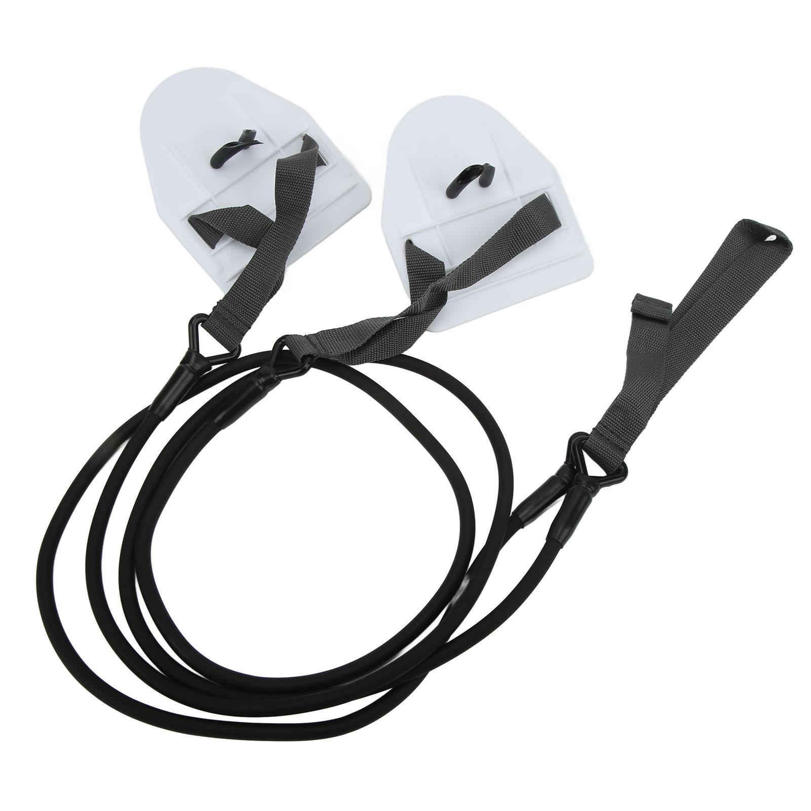 Эластичные ленты для силовых упражнений для рук при плавании, белые, эластичная лента с сопротивлением для тренировок при плавании