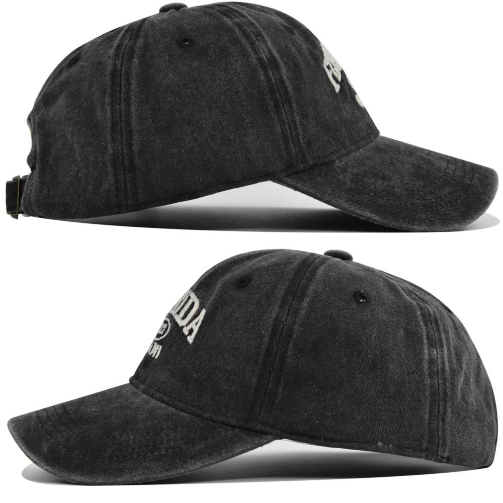 Unisex Vintage Baseball Cap FLORIDA Letter Embroidery Outdoor Travel Casual Sunshade Hat Men Women Hip Hop Hat Soft Top Hat