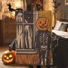 Halloween pumpkin figure digital-printed polyester Bedroom velvet flannel cover blanket Fleece soft sofa cover blankets for beds