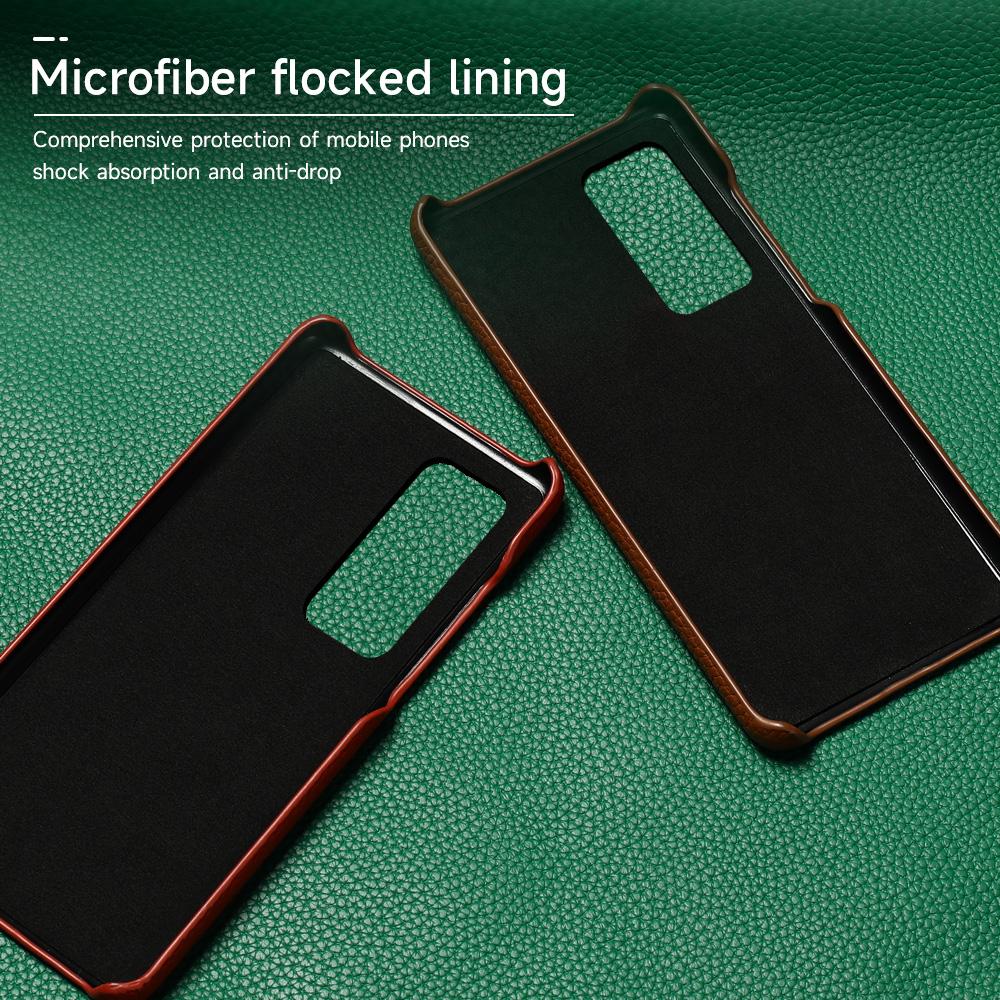 Etui na telefon z prawdziwej skóry bydlęcej dla Xiaomi Mi 13T Pro Poco X6 Pro Redmi Note 13 Pro Plus Ochrona połowiczna Tylna okładka