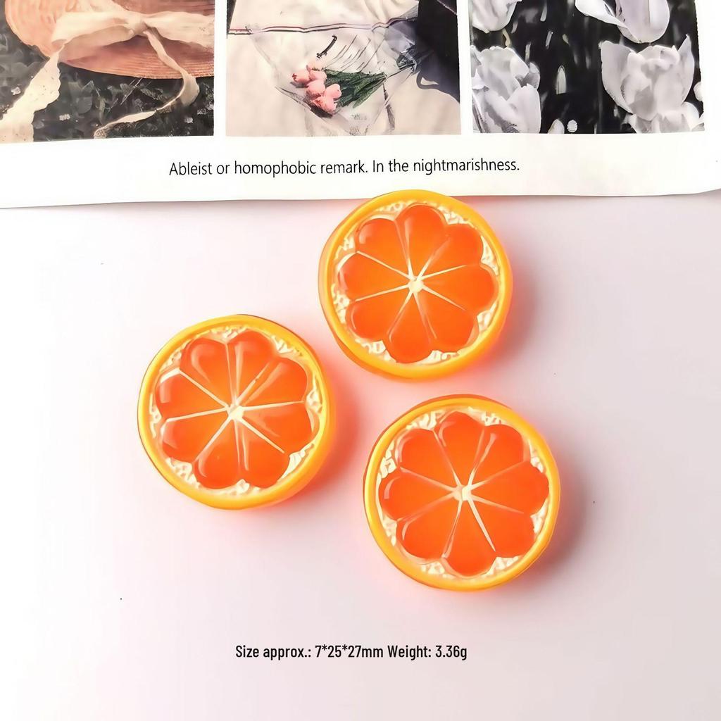 DIY Resin Accessories: Creative Summer Fruit Slices for Hair Clips, Hair Ties, Keychains, Shoes, and Water Cups.