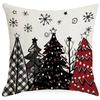 New Christmas Tree Gift Box Red Christmas Pillowcase Home Sofa Cushion Bedroom Pillow
