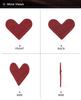 Handmade Heart-Shaped Retro Leather Bookmark – Personalized Creative Genuine Leather Page Holder.