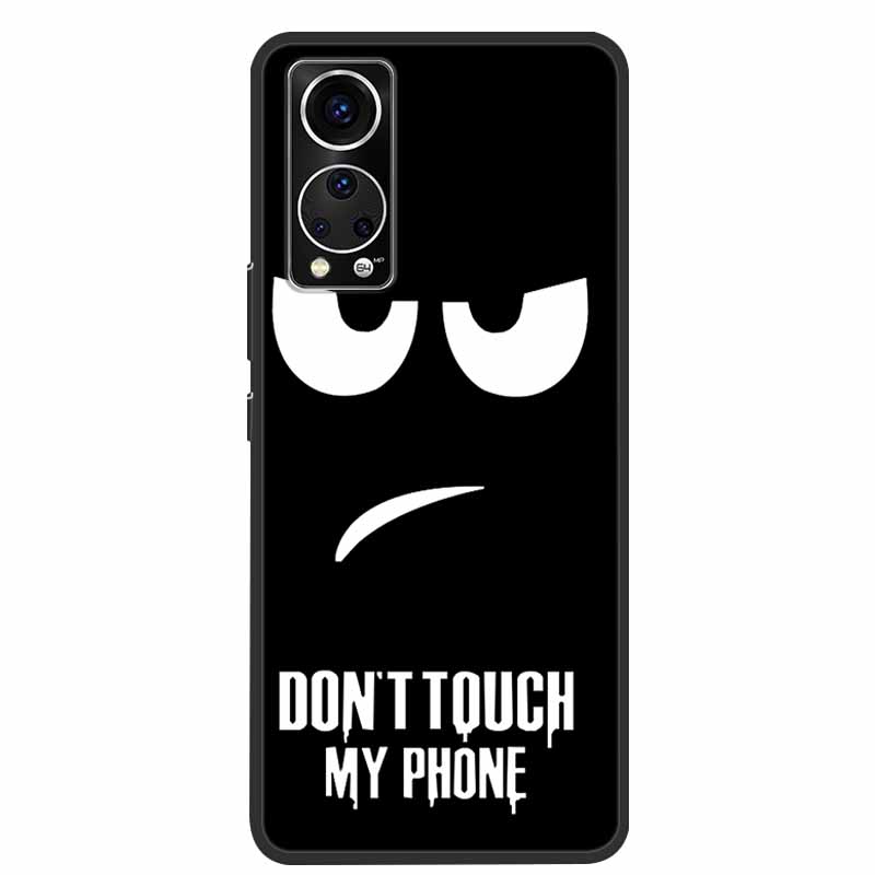 Für ZTE Axon 30 Handyhülle Cover Cooler Wolf Löwe Tiger Schwarzes Silikon Weiche Hülle Für ZTE Axon 30 Rückabdeckung Hülle Axon30 5G Hülle