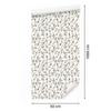 Wild Flowers Wallpaper White, Light Gray and Beige 50x1000