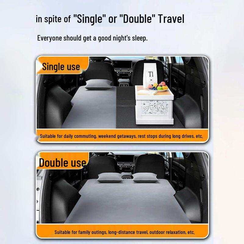 Toyota Corolla Rear Seat Inflatable Mattress for Trunk - Sleeping Bed Modification
