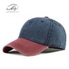 Casquette de baseball patchwork à panneaux lisses, style coréen, coton lavé, à la mode, pour hommes et femmes, casquette de baseball décontractée, chapeau de soleil de protection solaire pour l'extérieur