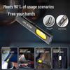 Ultra-Thin Magnetic Dual-Light Flashlight: High-Intensity, Portable, Mini Pen Light with Cap Clip and Long Battery Life for Auto Repair