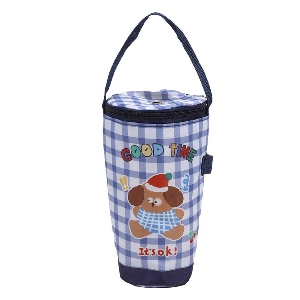 Portable Milk Tea Tote Bag Heat Preservation Pouch Carrying Insulated Cup Cover Umbrella Bag Handbag Camping Drinkware Accessories