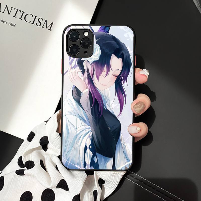 

Чехол для телефона Anime Demon Slayer Kanao Shinobu sama для iPhone 11 12 13 mini pro XS MAX 8 7 6 6S Plus X 5S SE 2020 XR iphone 11 pro