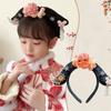 Flower Hanfu Headband Pearl Ancient Style Hair Hoop Classical Chinese Style Headwear  Princess